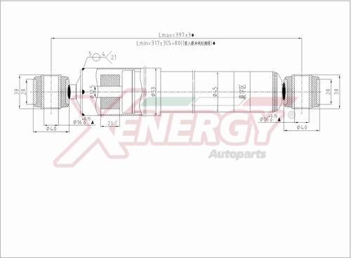 AP XENERGY X991502 - Ammortizzatore www.autoricambi360.it