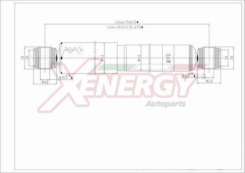 AP XENERGY X992515 - Ammortizzatore www.autoricambi360.it