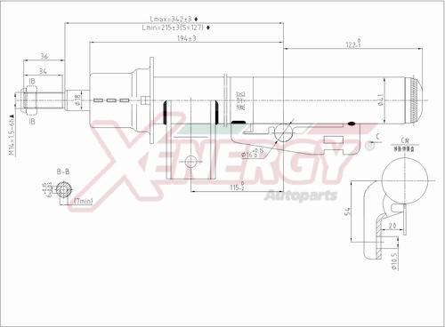 AP XENERGY X997104 - Ammortizzatore www.autoricambi360.it