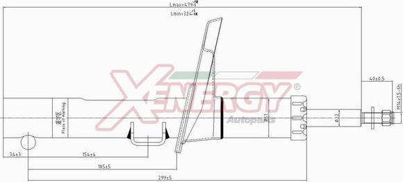 AP XENERGY X947334 - Ammortizzatore www.autoricambi360.it