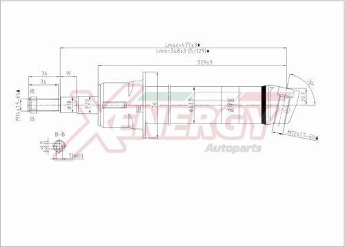 AP XENERGY X901332 - Ammortizzatore www.autoricambi360.it