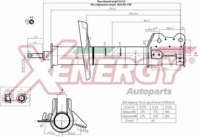 AP XENERGY X911988 - Ammortizzatore www.autoricambi360.it