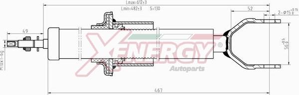 AP XENERGY X926551 - Ammortizzatore www.autoricambi360.it