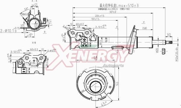 AP XENERGY X494333 - Ammortizzatore www.autoricambi360.it