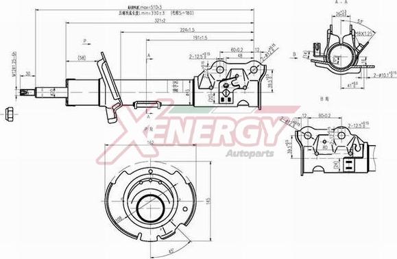 AP XENERGY X495333 - Ammortizzatore www.autoricambi360.it