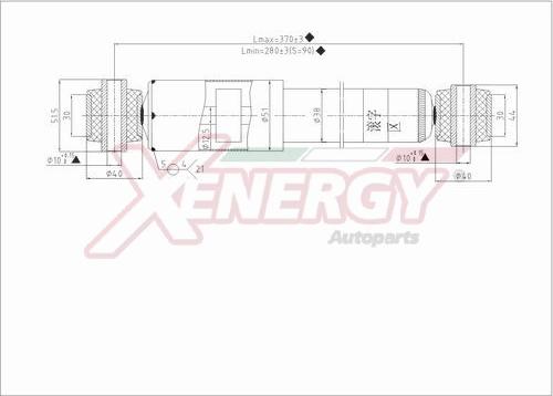 AP XENERGY X440343 - Ammortizzatore www.autoricambi360.it