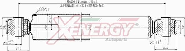 AP XENERGY X457344 - Ammortizzatore www.autoricambi360.it