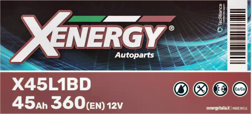 AP XENERGY X45L1BD - Batteria avviamento www.autoricambi360.it