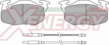 AP XENERGY X40410 - Kit pastiglie freno, Freno a disco www.autoricambi360.it