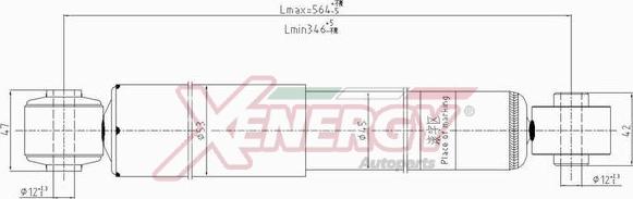 AP XENERGY X404344 - Ammortizzatore www.autoricambi360.it