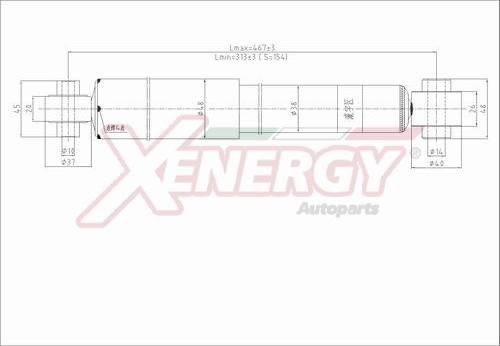 AP XENERGY X404343 - Ammortizzatore www.autoricambi360.it