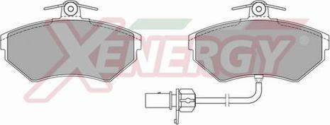 AP XENERGY X40644 - Kit pastiglie freno, Freno a disco www.autoricambi360.it