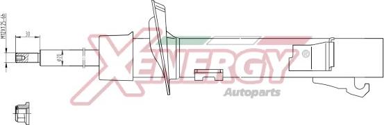 AP XENERGY X400333 - Ammortizzatore www.autoricambi360.it
