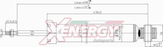 AP XENERGY X419343 - Ammortizzatore www.autoricambi360.it