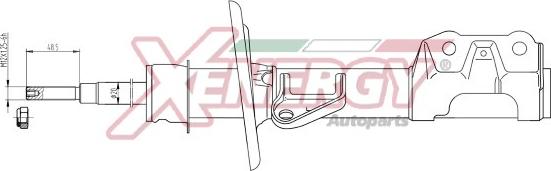 AP XENERGY X411333 - Ammortizzatore www.autoricambi360.it