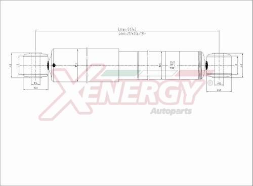 AP XENERGY X484343 - Ammortizzatore www.autoricambi360.it
