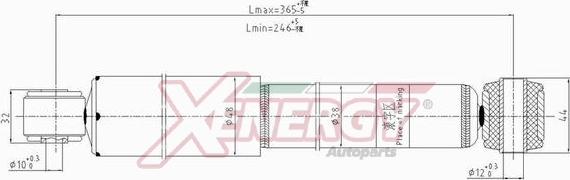 AP XENERGY X486343 - Ammortizzatore www.autoricambi360.it