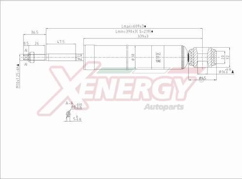 AP XENERGY X420343 - Ammortizzatore www.autoricambi360.it