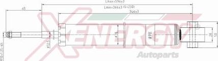 AP XENERGY X423343 - Ammortizzatore www.autoricambi360.it