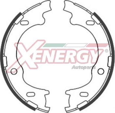 AP XENERGY X50442 - Kit ganasce freno www.autoricambi360.it