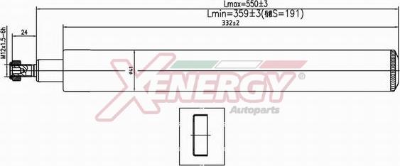 AP XENERGY X506365 - Ammortizzatore www.autoricambi360.it