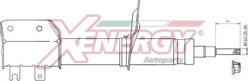AP XENERGY X691334 - Ammortizzatore www.autoricambi360.it