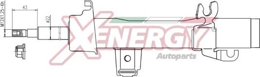 AP XENERGY X698334 - Ammortizzatore www.autoricambi360.it