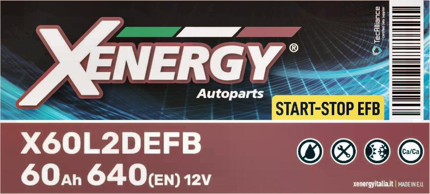 AP XENERGY X60L2DEFB - Batteria avviamento www.autoricambi360.it