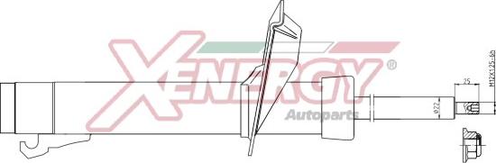 AP XENERGY X629334 - Ammortizzatore www.autoricambi360.it