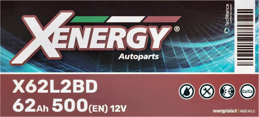 AP XENERGY X62L2BD - Batteria avviamento www.autoricambi360.it