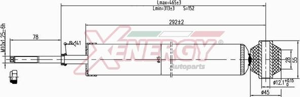 AP XENERGY X040349 - Ammortizzatore www.autoricambi360.it