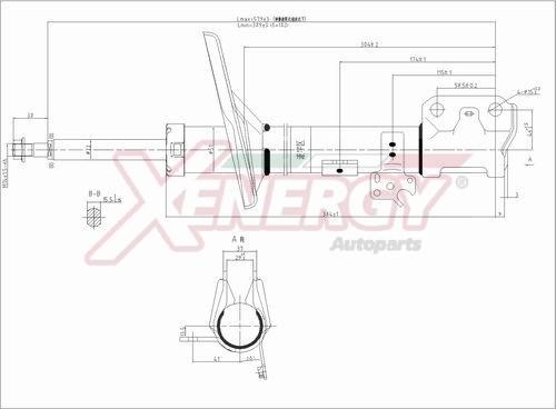 AP XENERGY X040335 - Ammortizzatore www.autoricambi360.it