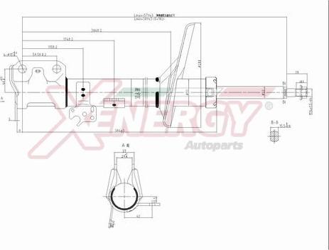 AP XENERGY X041335 - Ammortizzatore www.autoricambi360.it