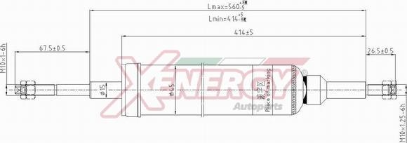 AP XENERGY X042349 - Ammortizzatore www.autoricambi360.it