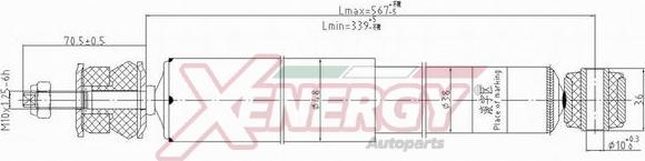 AP XENERGY X047343 - Ammortizzatore www.autoricambi360.it