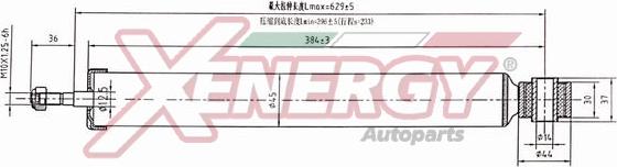 AP XENERGY X067349 - Ammortizzatore www.autoricambi360.it