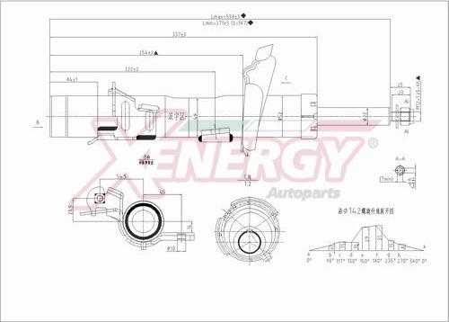 AP XENERGY X008172 - Ammortizzatore www.autoricambi360.it
