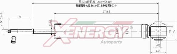 AP XENERGY X002348 - Ammortizzatore www.autoricambi360.it