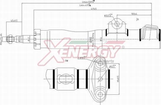 AP XENERGY X017334 - Ammortizzatore www.autoricambi360.it