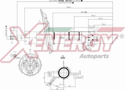 AP XENERGY X0173334 - Ammortizzatore www.autoricambi360.it