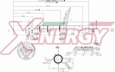 AP XENERGY X0172334 - Ammortizzatore www.autoricambi360.it