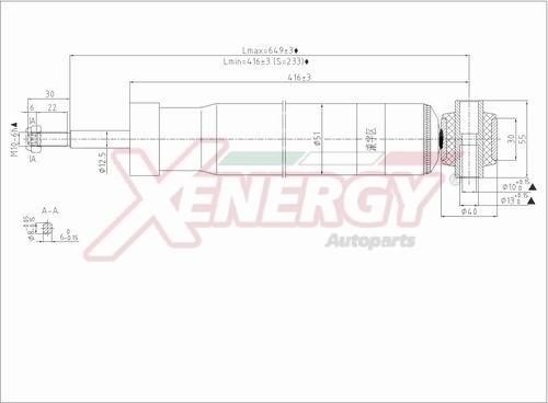AP XENERGY X085345 - Ammortizzatore www.autoricambi360.it