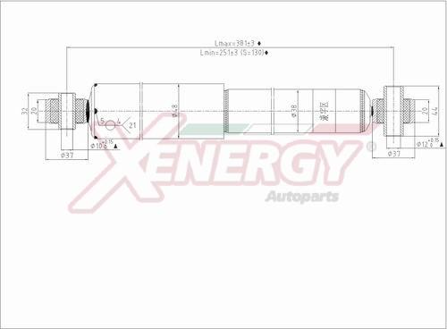 AP XENERGY X035348 - Ammortizzatore www.autoricambi360.it