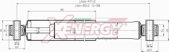 AP XENERGY X031348 - Ammortizzatore www.autoricambi360.it