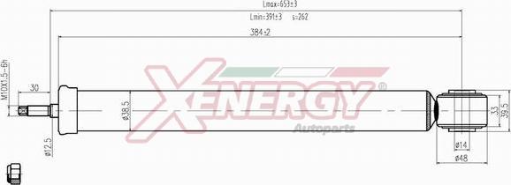 AP XENERGY X032348 - Ammortizzatore www.autoricambi360.it