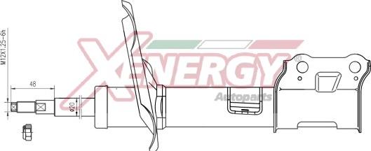 AP XENERGY X024338 - Ammortizzatore www.autoricambi360.it