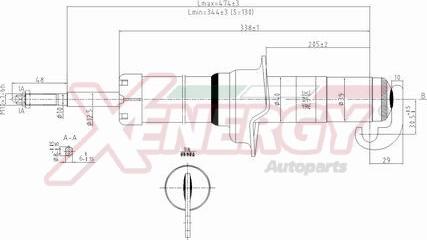 AP XENERGY X025340 - Ammortizzatore www.autoricambi360.it