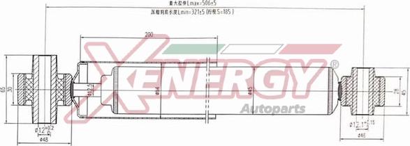 AP XENERGY X078349 - Ammortizzatore www.autoricambi360.it