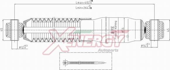 AP XENERGY X078345 - Ammortizzatore www.autoricambi360.it