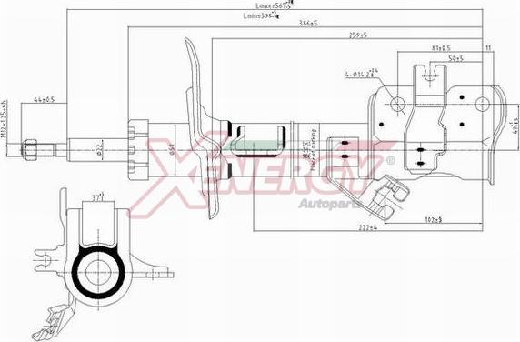AP XENERGY X199339 - Ammortizzatore www.autoricambi360.it